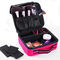 Dameprofessional cosmetic organizer Mesh Leather Beauty Travel Cosmetic Geval