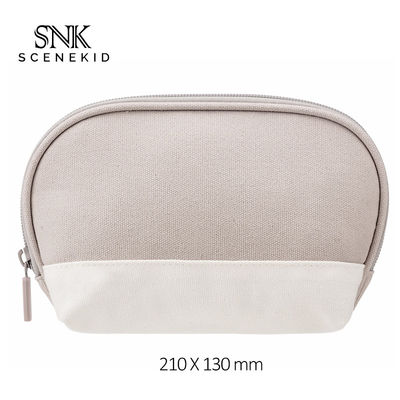Draagbare Kleine Shell Shape Canvas Zipper Cosmetic-Zakken