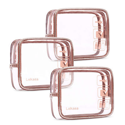 Ruime Zippered ziet door pvc-Make-upzak voor Meisjes